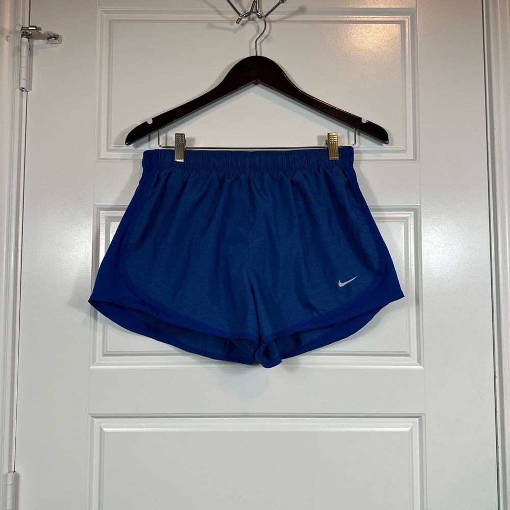 Nike Blue Athletic Shorts Moisture-Wicking Lightweight
